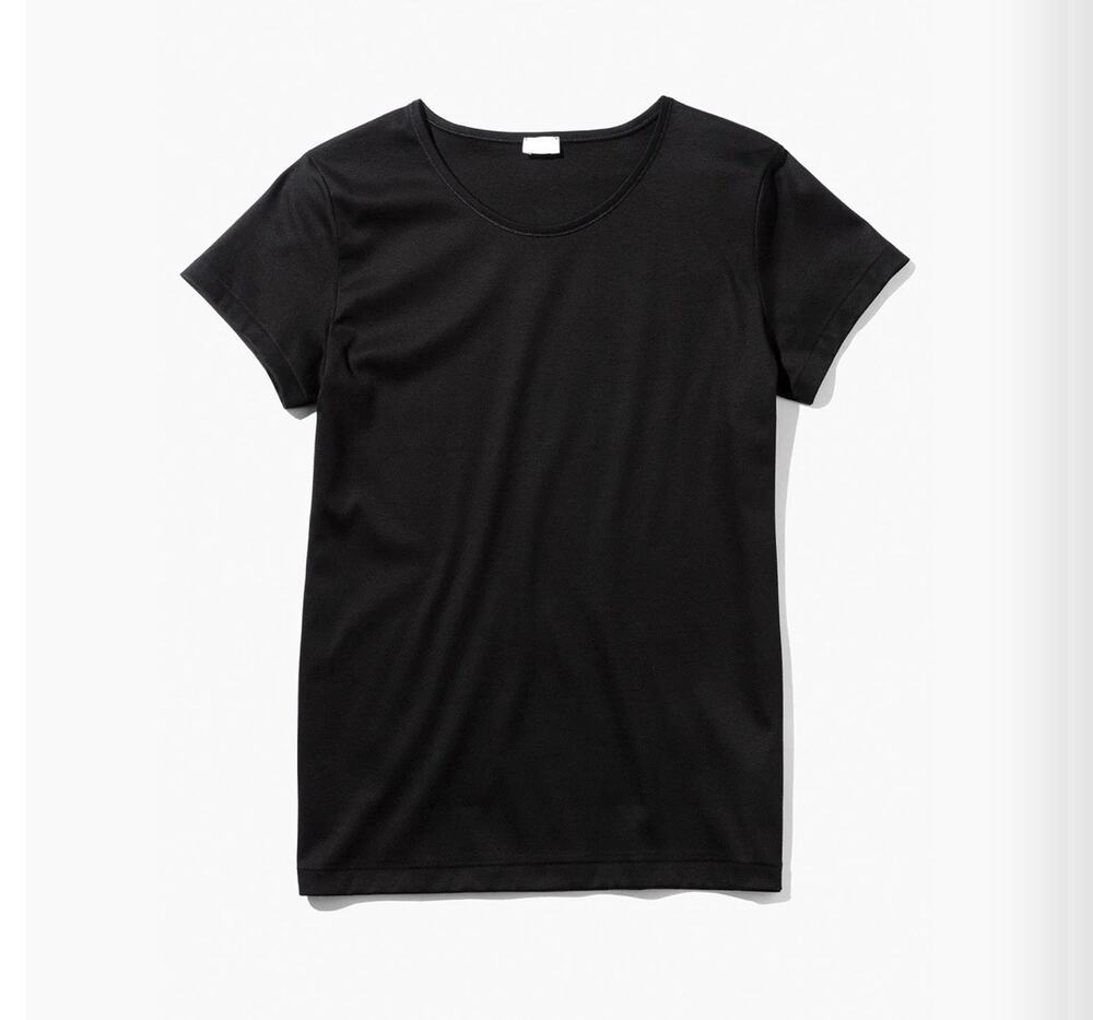 Zimmerli Sea Island Black Short Sleeve T-Shirt Women’s Size L
